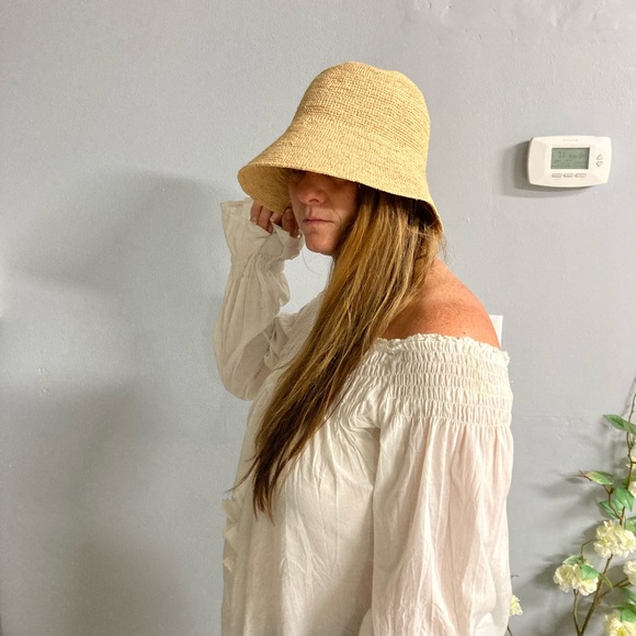 Straw Bucket Hat Nwt | Poshmark